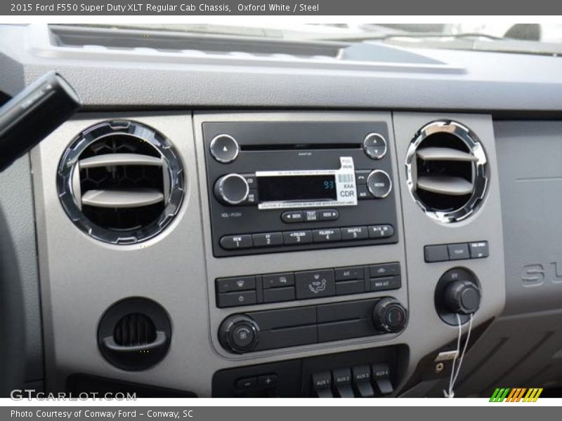 Controls of 2015 F550 Super Duty XLT Regular Cab Chassis