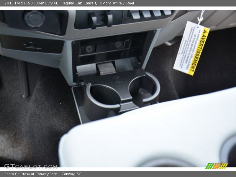 Oxford White / Steel 2015 Ford F550 Super Duty XLT Regular Cab Chassis