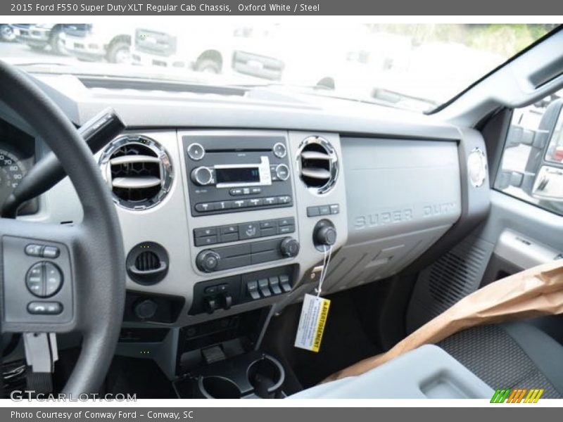 Oxford White / Steel 2015 Ford F550 Super Duty XLT Regular Cab Chassis