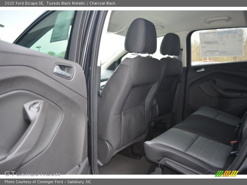 Rear Seat of 2015 Escape SE