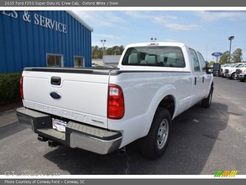 Oxford White / Steel 2015 Ford F350 Super Duty XL Crew Cab