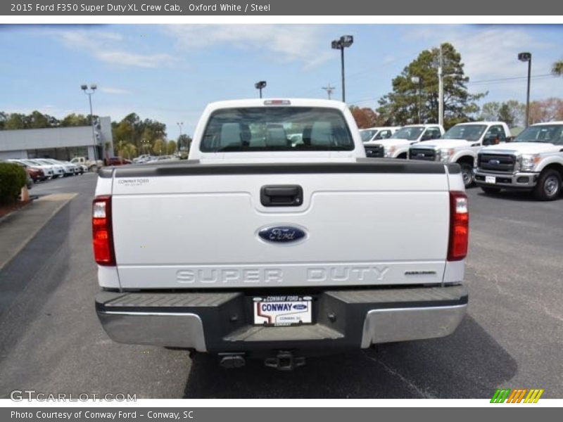 Oxford White / Steel 2015 Ford F350 Super Duty XL Crew Cab