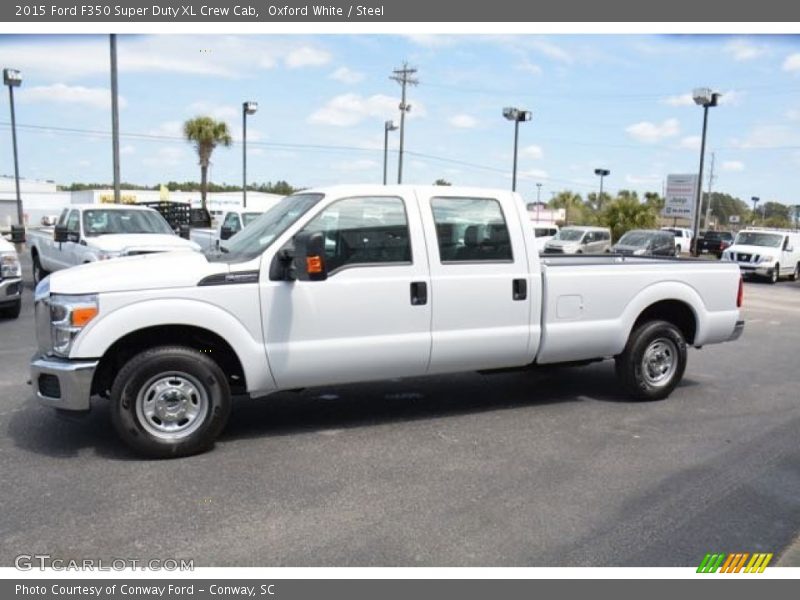 Oxford White / Steel 2015 Ford F350 Super Duty XL Crew Cab