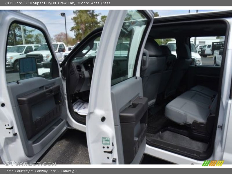 Oxford White / Steel 2015 Ford F350 Super Duty XL Crew Cab