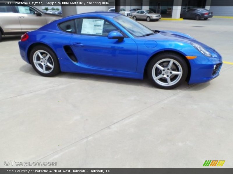  2015 Cayman  Sapphire Blue Metallic