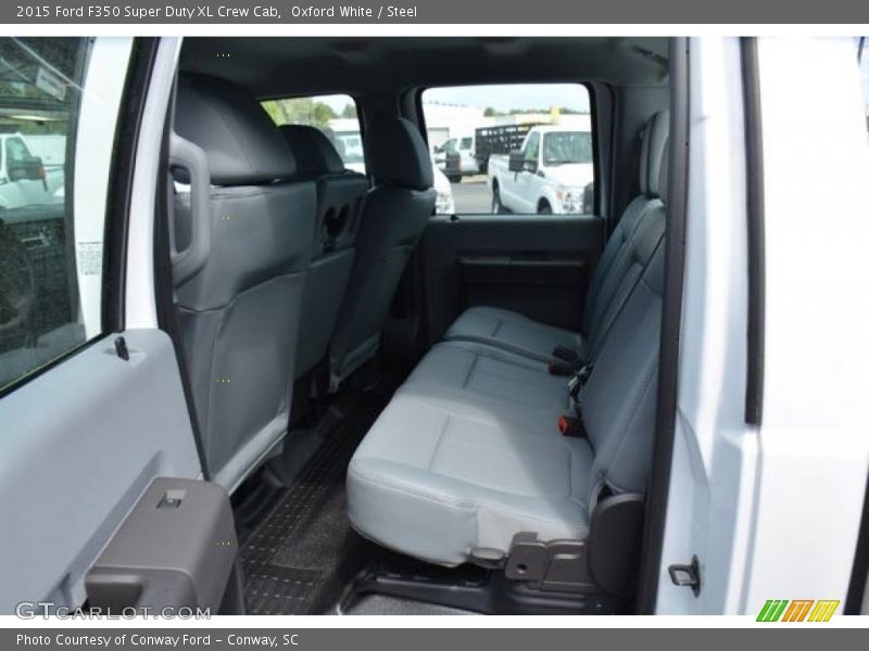 Oxford White / Steel 2015 Ford F350 Super Duty XL Crew Cab