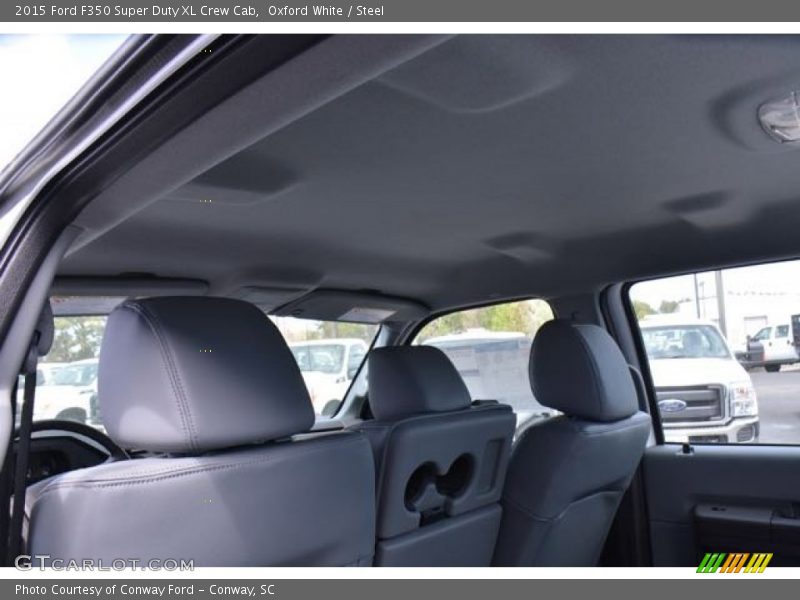 Oxford White / Steel 2015 Ford F350 Super Duty XL Crew Cab