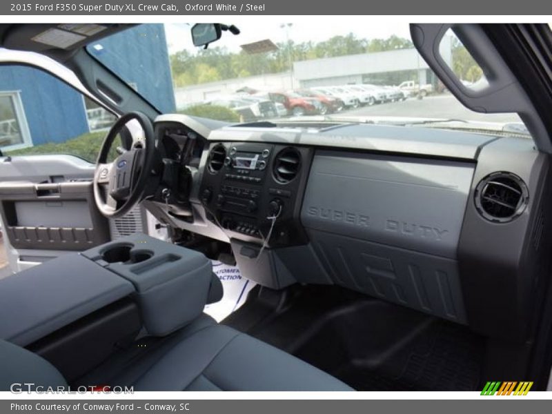 Oxford White / Steel 2015 Ford F350 Super Duty XL Crew Cab