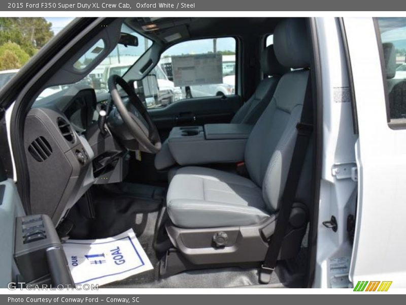 Oxford White / Steel 2015 Ford F350 Super Duty XL Crew Cab