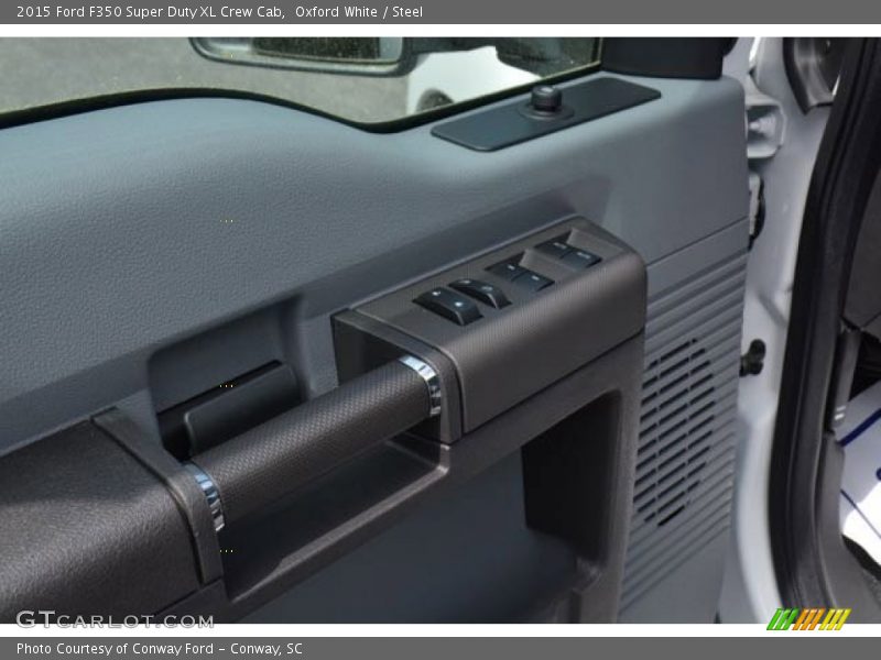 Oxford White / Steel 2015 Ford F350 Super Duty XL Crew Cab