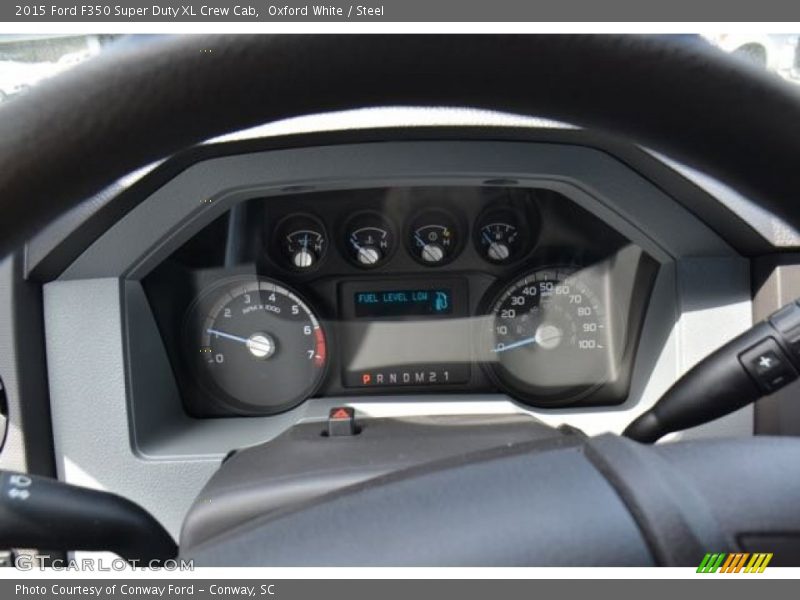 Oxford White / Steel 2015 Ford F350 Super Duty XL Crew Cab
