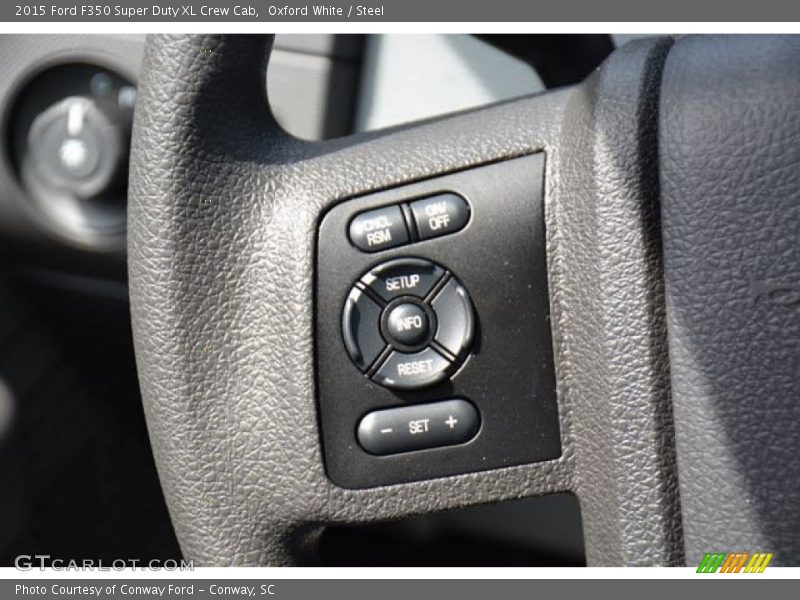 Oxford White / Steel 2015 Ford F350 Super Duty XL Crew Cab
