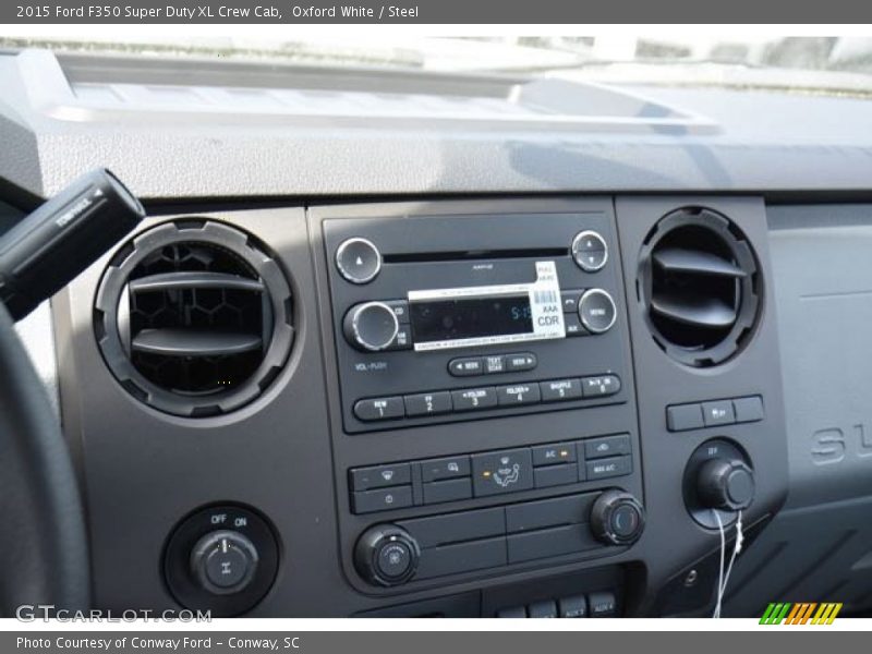 Oxford White / Steel 2015 Ford F350 Super Duty XL Crew Cab