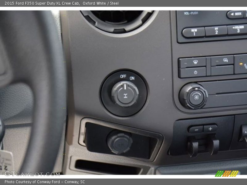 Oxford White / Steel 2015 Ford F350 Super Duty XL Crew Cab