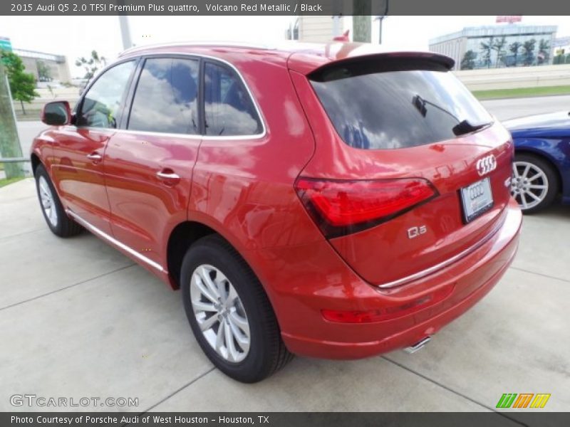 Volcano Red Metallic / Black 2015 Audi Q5 2.0 TFSI Premium Plus quattro