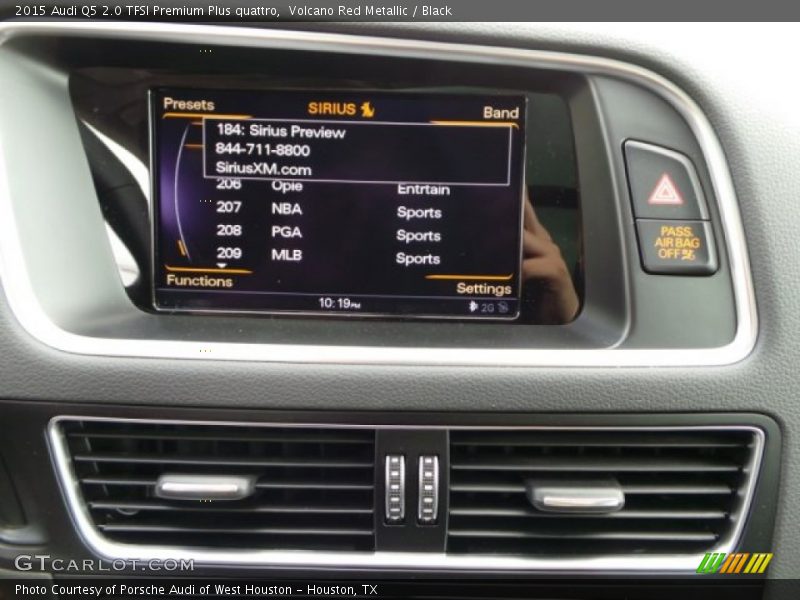 Volcano Red Metallic / Black 2015 Audi Q5 2.0 TFSI Premium Plus quattro