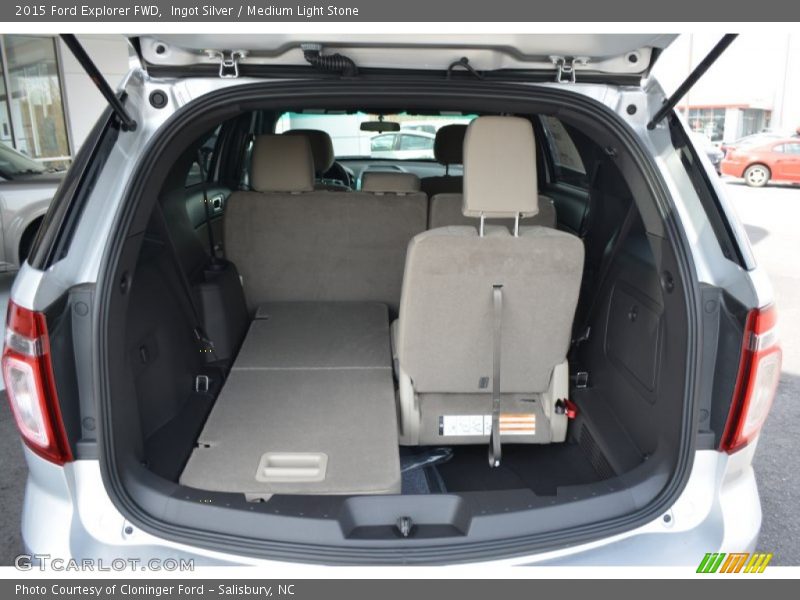 Ingot Silver / Medium Light Stone 2015 Ford Explorer FWD