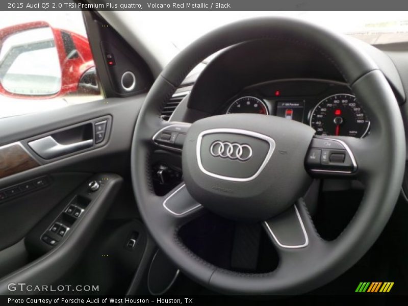 Volcano Red Metallic / Black 2015 Audi Q5 2.0 TFSI Premium Plus quattro