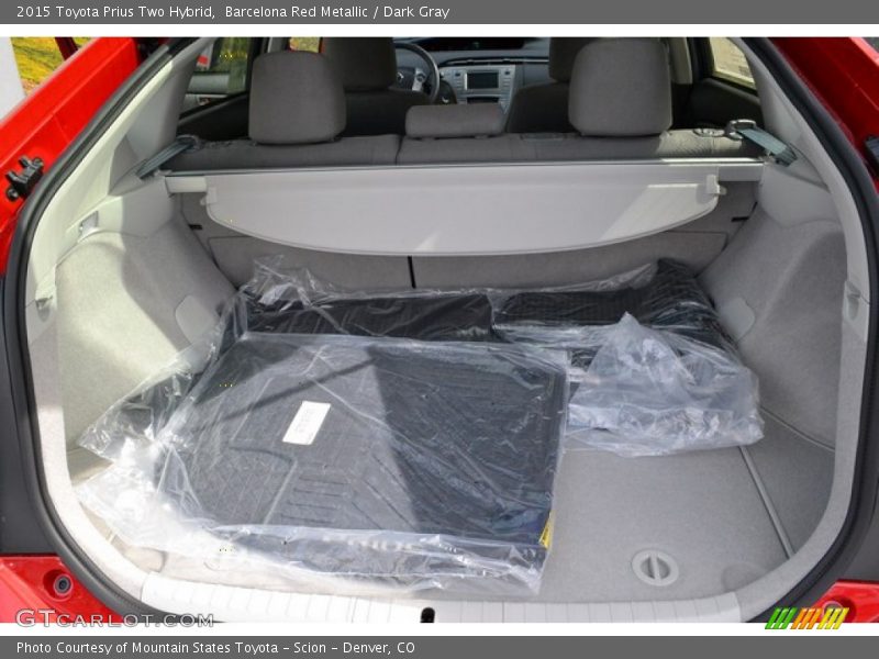 Barcelona Red Metallic / Dark Gray 2015 Toyota Prius Two Hybrid