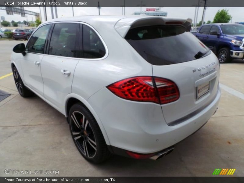 White / Black 2014 Porsche Cayenne Turbo S