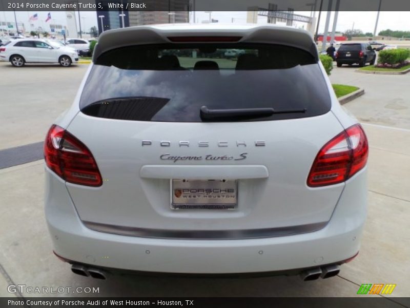 White / Black 2014 Porsche Cayenne Turbo S
