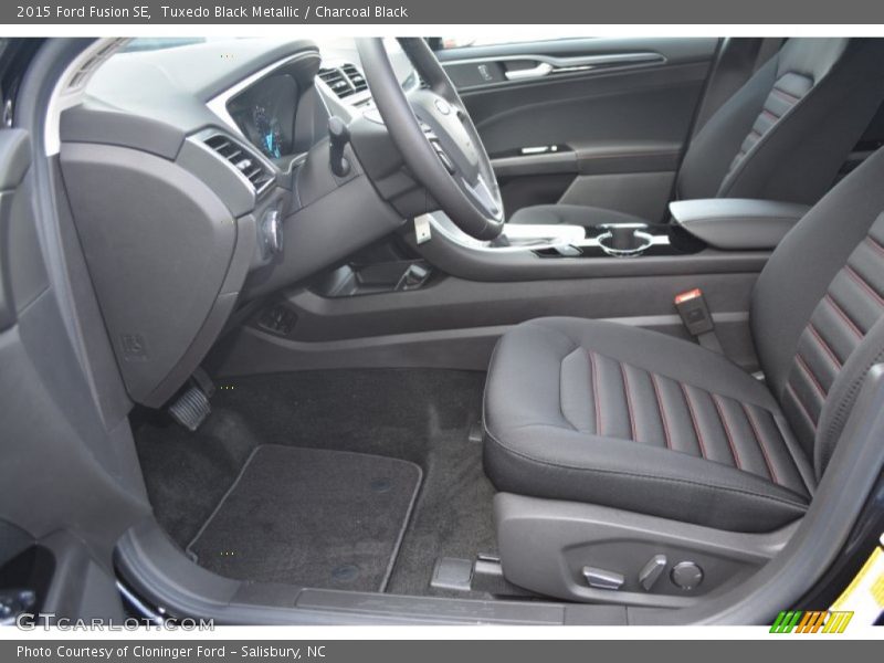 Tuxedo Black Metallic / Charcoal Black 2015 Ford Fusion SE