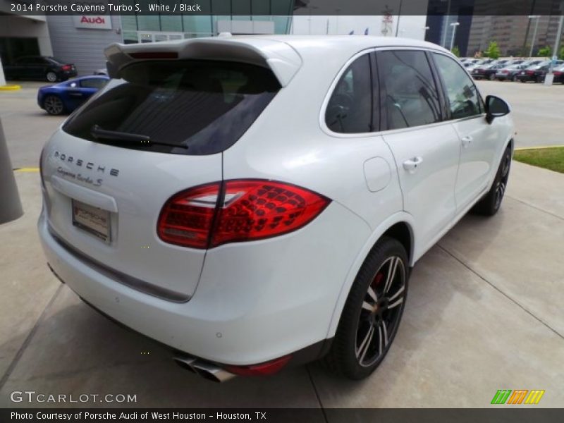 White / Black 2014 Porsche Cayenne Turbo S