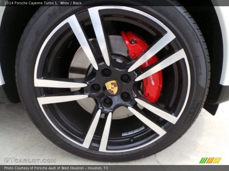 White / Black 2014 Porsche Cayenne Turbo S