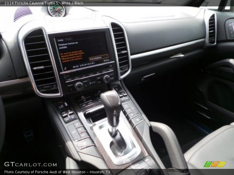 White / Black 2014 Porsche Cayenne Turbo S