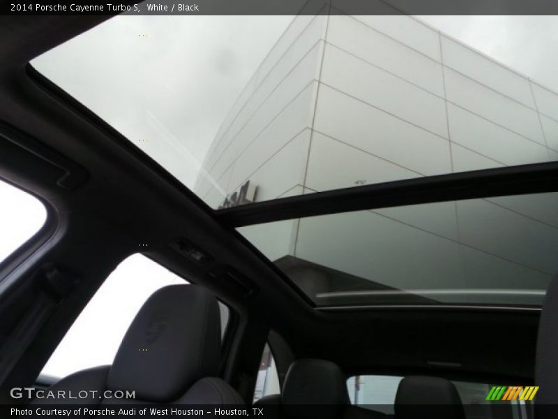 White / Black 2014 Porsche Cayenne Turbo S