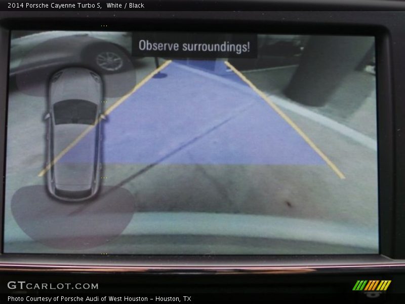 White / Black 2014 Porsche Cayenne Turbo S