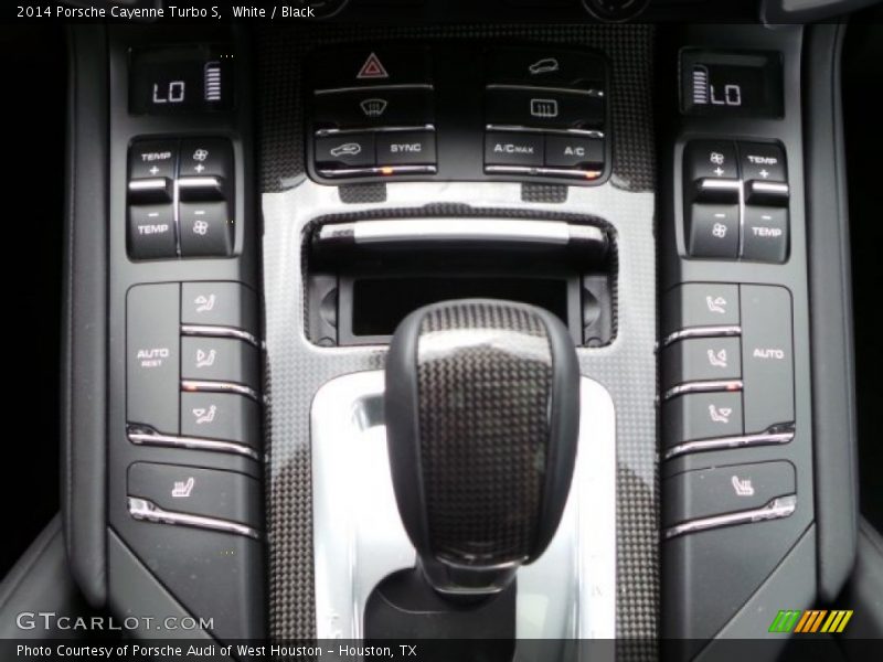 White / Black 2014 Porsche Cayenne Turbo S