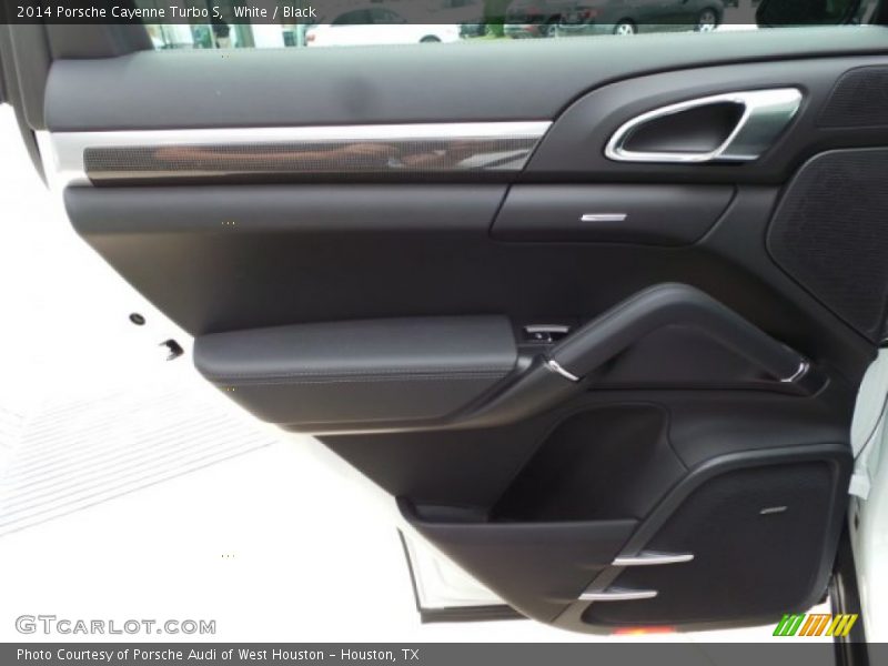 White / Black 2014 Porsche Cayenne Turbo S