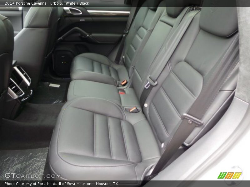 White / Black 2014 Porsche Cayenne Turbo S