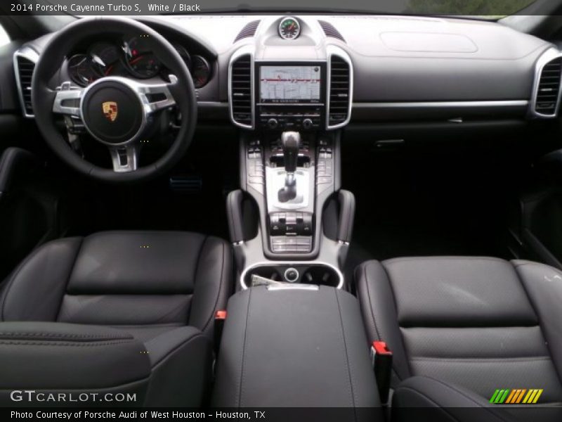 White / Black 2014 Porsche Cayenne Turbo S