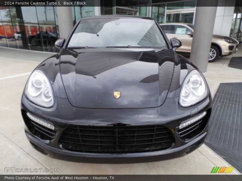 Black / Black 2014 Porsche Cayenne Turbo S