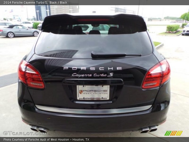 Black / Black 2014 Porsche Cayenne Turbo S