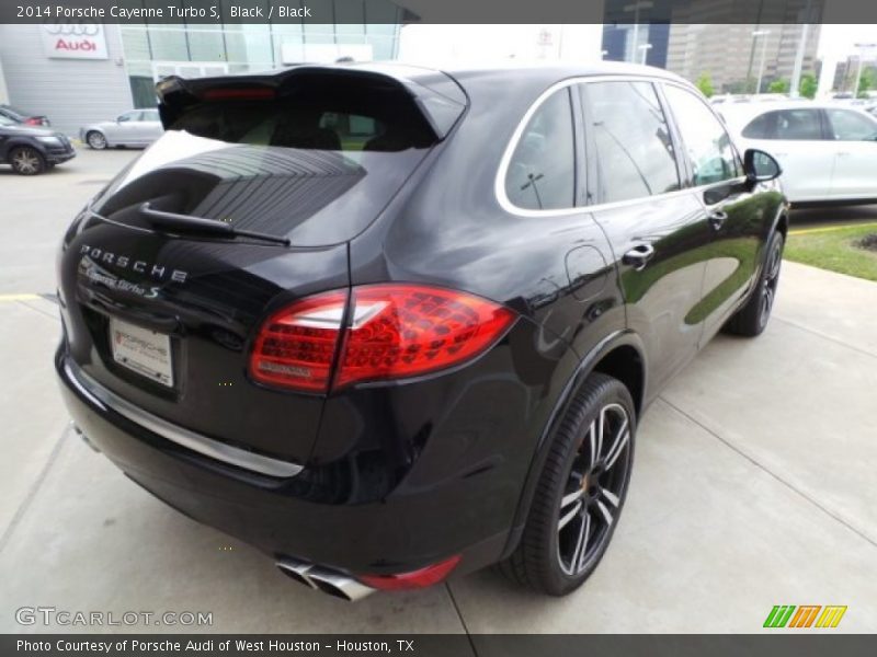 Black / Black 2014 Porsche Cayenne Turbo S