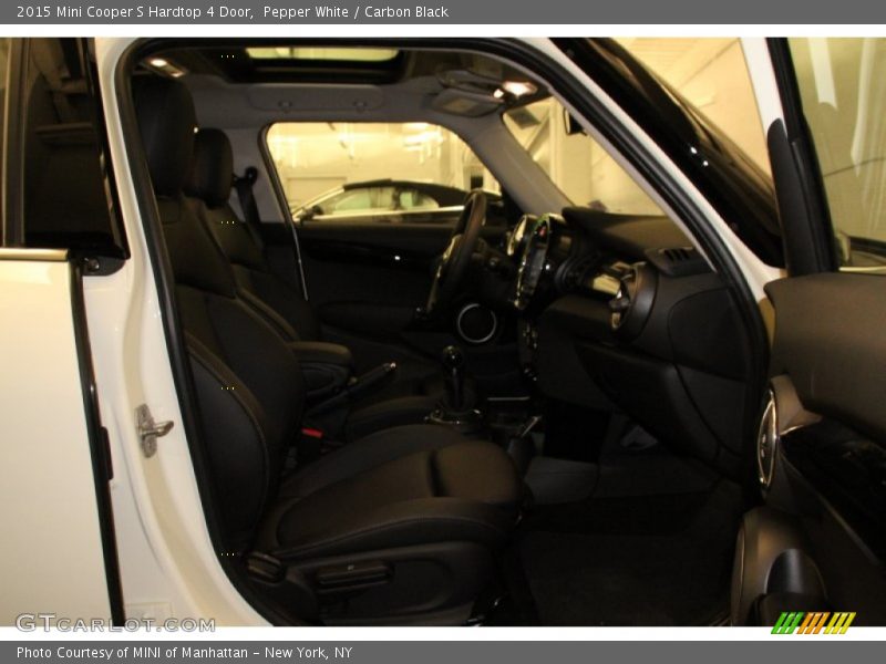 Pepper White / Carbon Black 2015 Mini Cooper S Hardtop 4 Door