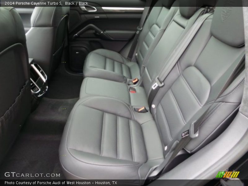 Rear Seat of 2014 Cayenne Turbo S
