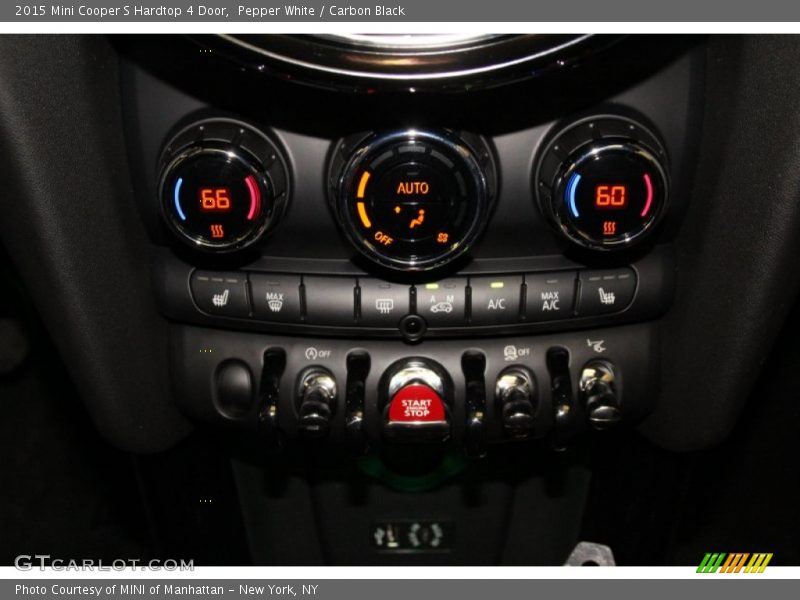 Pepper White / Carbon Black 2015 Mini Cooper S Hardtop 4 Door