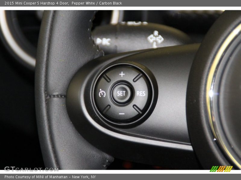 Pepper White / Carbon Black 2015 Mini Cooper S Hardtop 4 Door