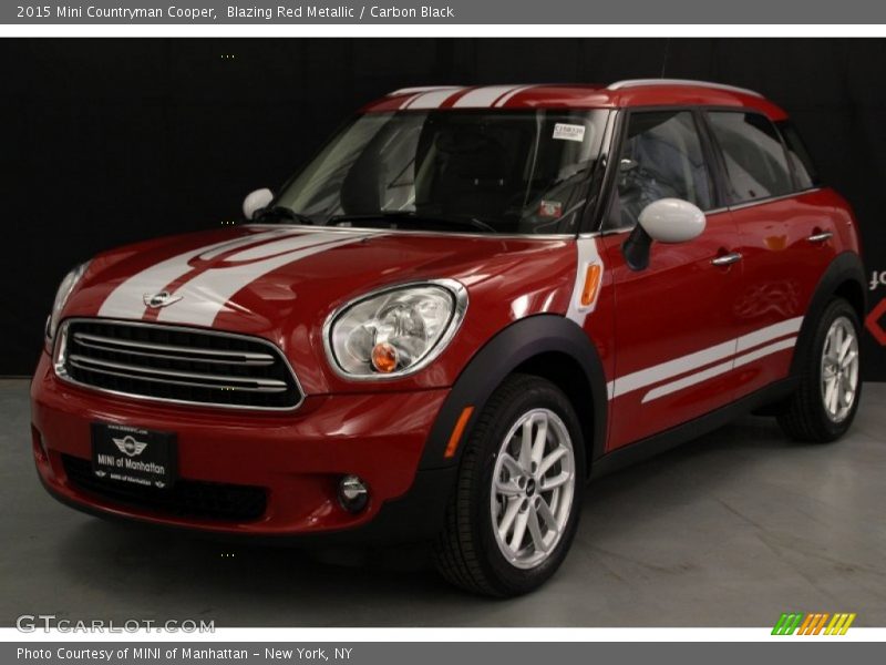 Blazing Red Metallic / Carbon Black 2015 Mini Countryman Cooper