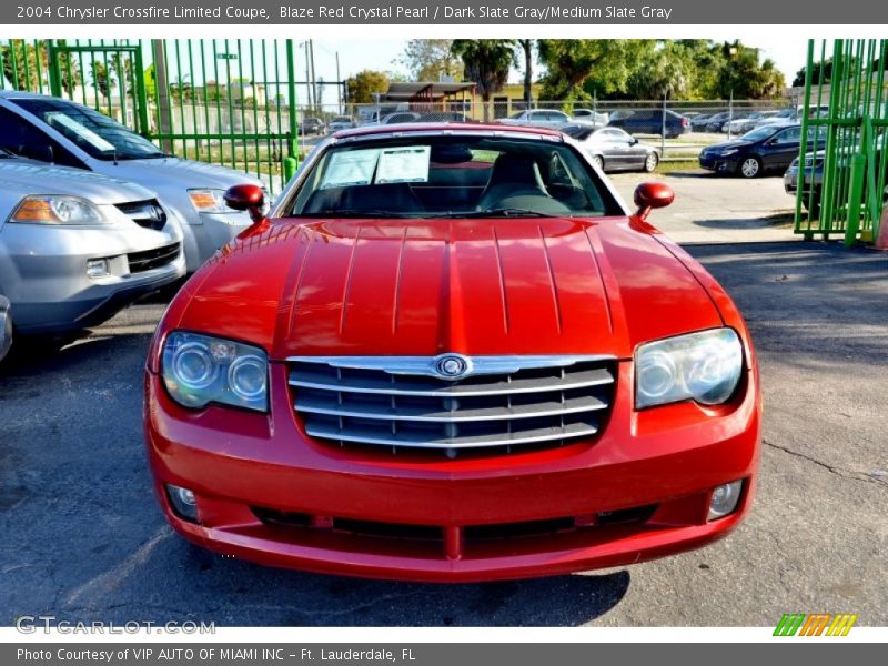 Blaze Red Crystal Pearl / Dark Slate Gray/Medium Slate Gray 2004 Chrysler Crossfire Limited Coupe