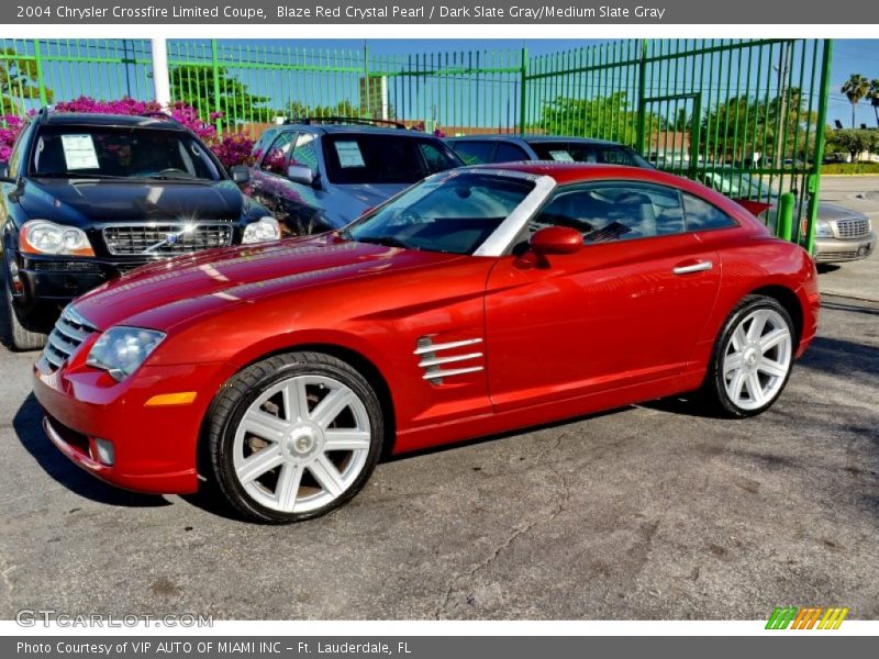 Blaze Red Crystal Pearl / Dark Slate Gray/Medium Slate Gray 2004 Chrysler Crossfire Limited Coupe