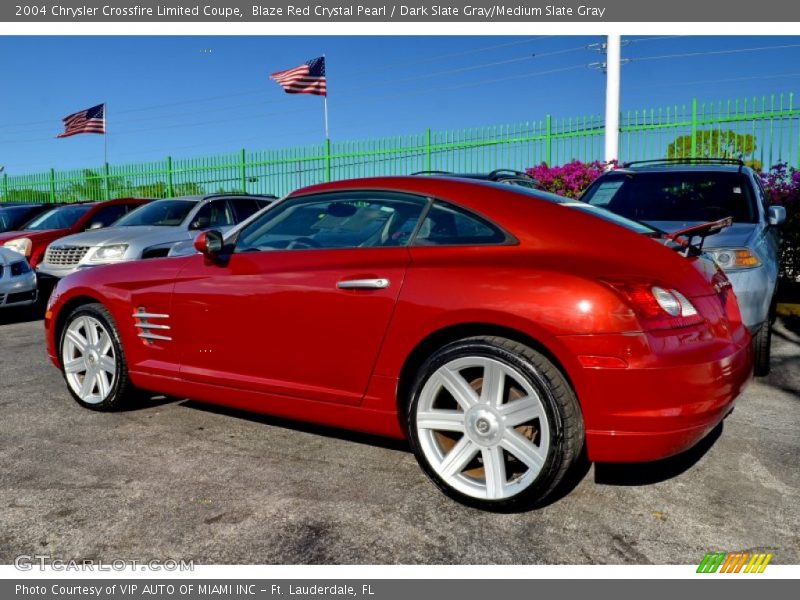 Blaze Red Crystal Pearl / Dark Slate Gray/Medium Slate Gray 2004 Chrysler Crossfire Limited Coupe