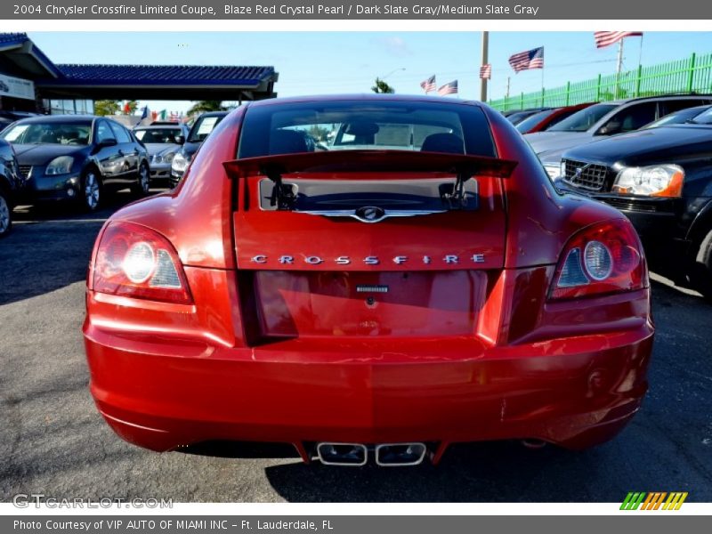 Blaze Red Crystal Pearl / Dark Slate Gray/Medium Slate Gray 2004 Chrysler Crossfire Limited Coupe