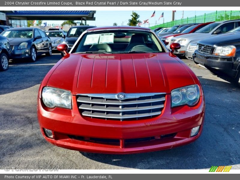 Blaze Red Crystal Pearl / Dark Slate Gray/Medium Slate Gray 2004 Chrysler Crossfire Limited Coupe