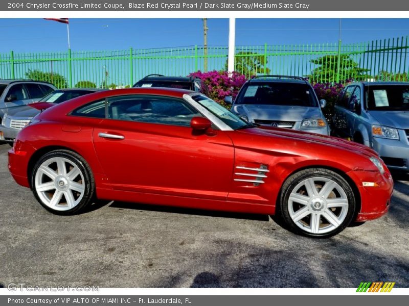Blaze Red Crystal Pearl / Dark Slate Gray/Medium Slate Gray 2004 Chrysler Crossfire Limited Coupe