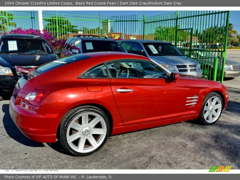 Blaze Red Crystal Pearl / Dark Slate Gray/Medium Slate Gray 2004 Chrysler Crossfire Limited Coupe